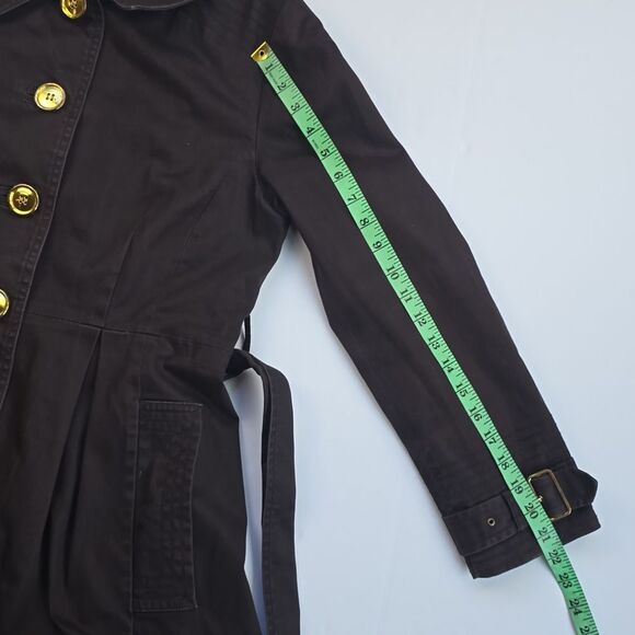 Zara Basic Solid Brown Trenchcoat Size XL‎ - Picture 10 of 11